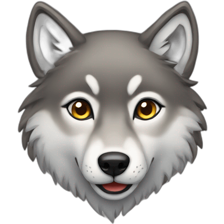 Female wolf  emoji