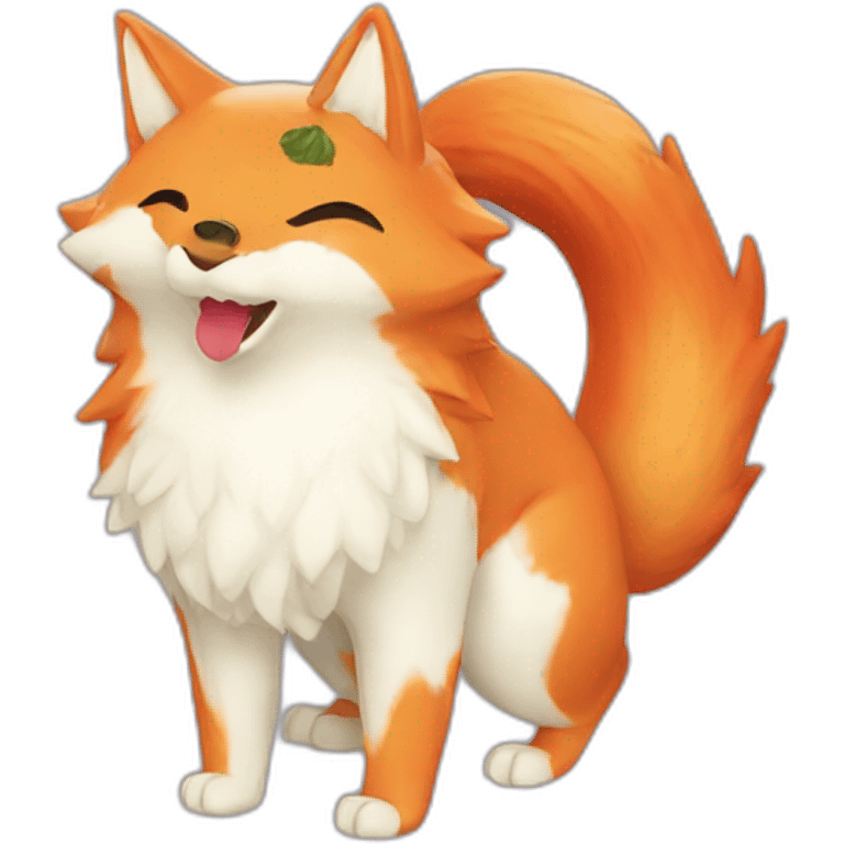 Kitsune fruit emoji