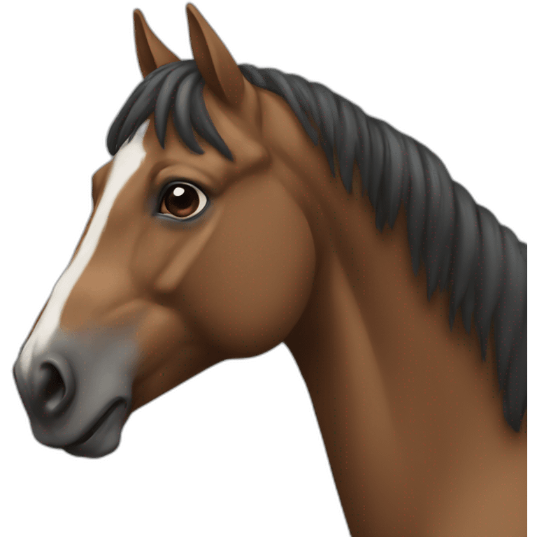 Cheval sur humain emoji