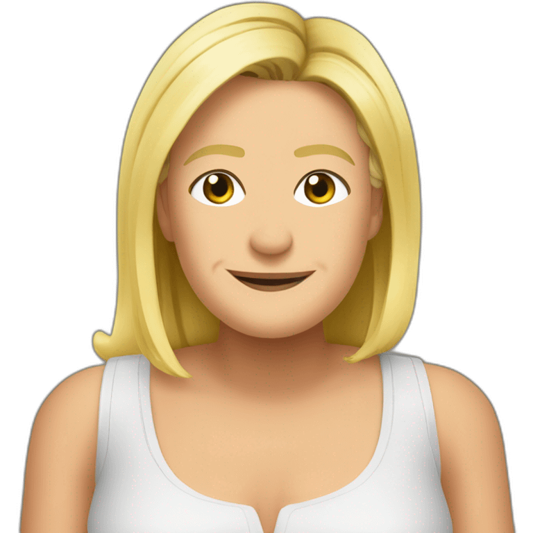 Marine le pen hawaian emoji