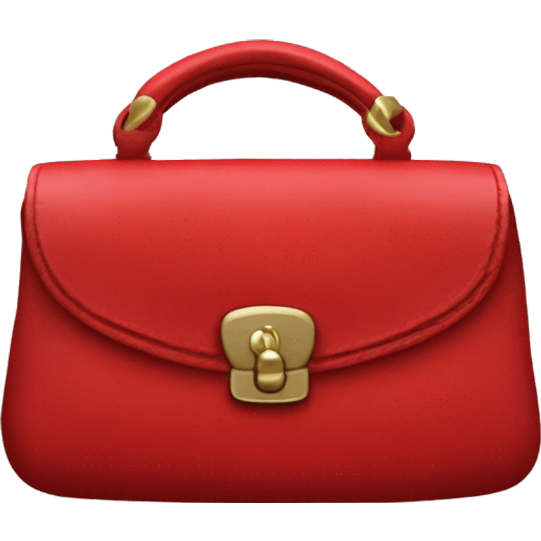 a red y2k purse thats made of leather and it sais pUKe in big fat leather on the front emoji