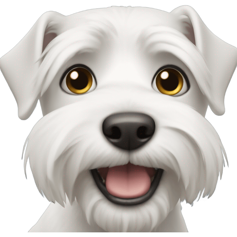 white terrier with longer upright ears emoji