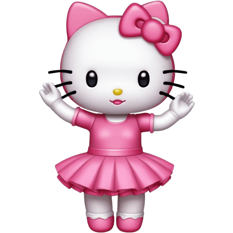 hello kitty dancing emoji