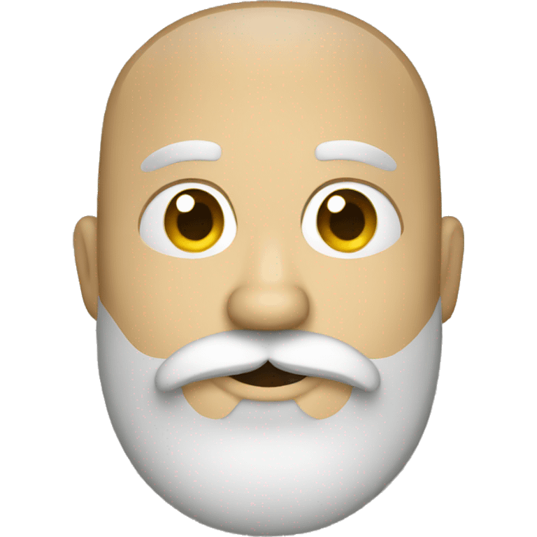 White mexican bearded emoji