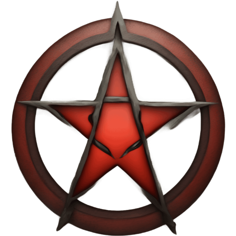 a red pentagram like Helsing emoji