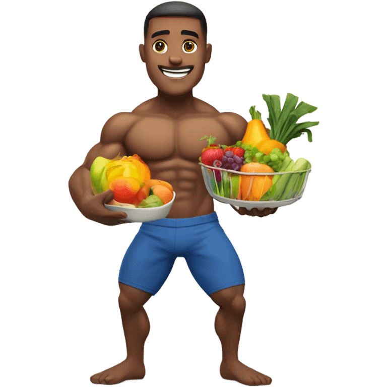 healthy diet dude emoji