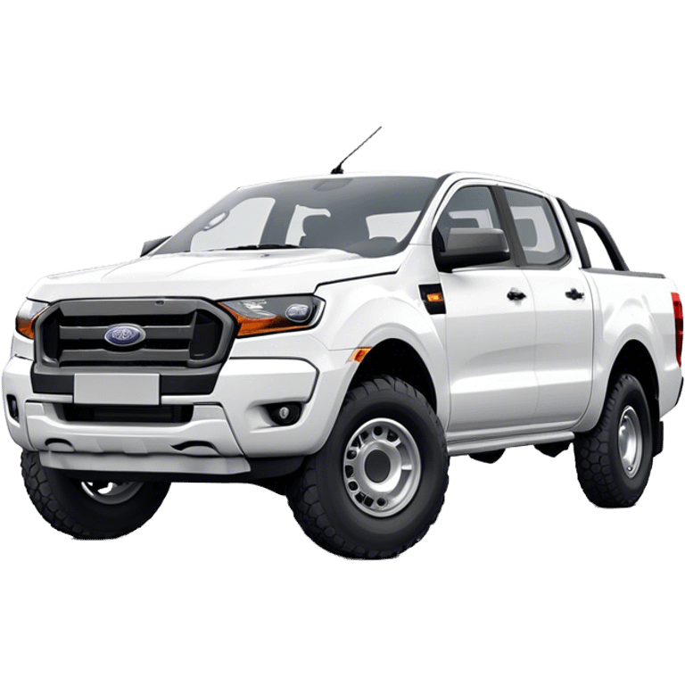 Ford Ranger - Ford (Model Year: 2024) (Iconic colour: White) emoji