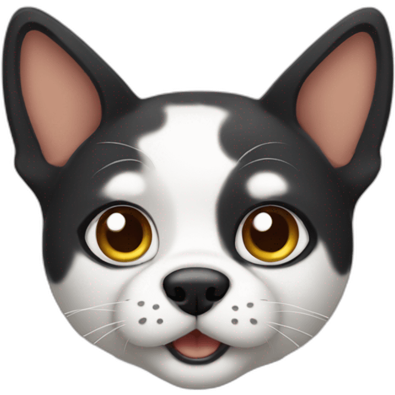 Feline dog emoji