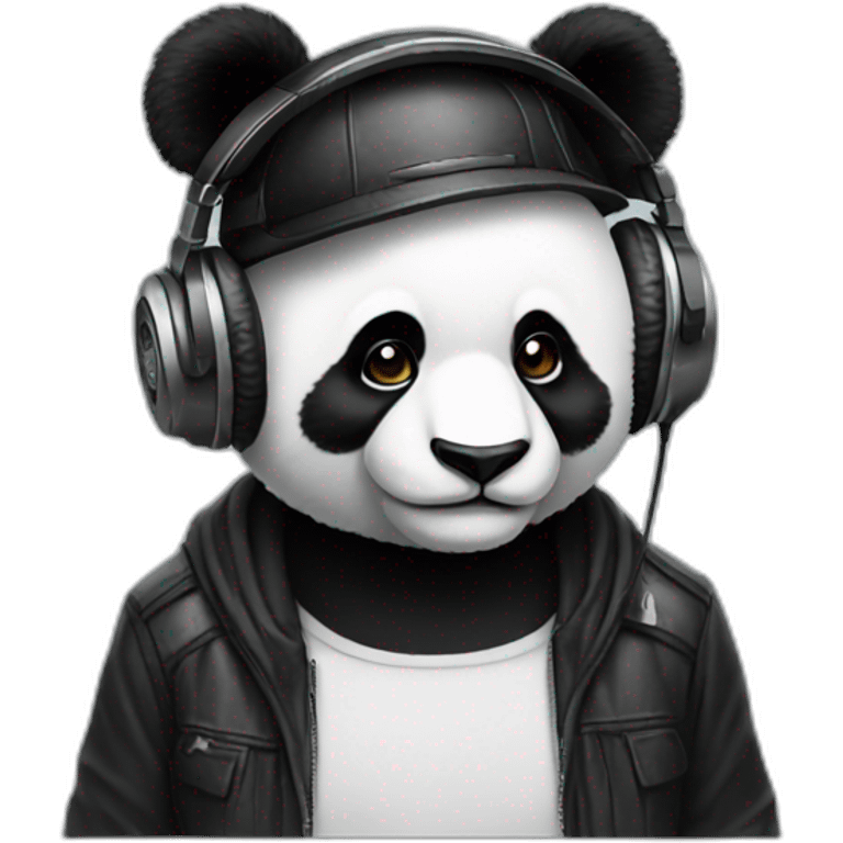 dj panda emoji