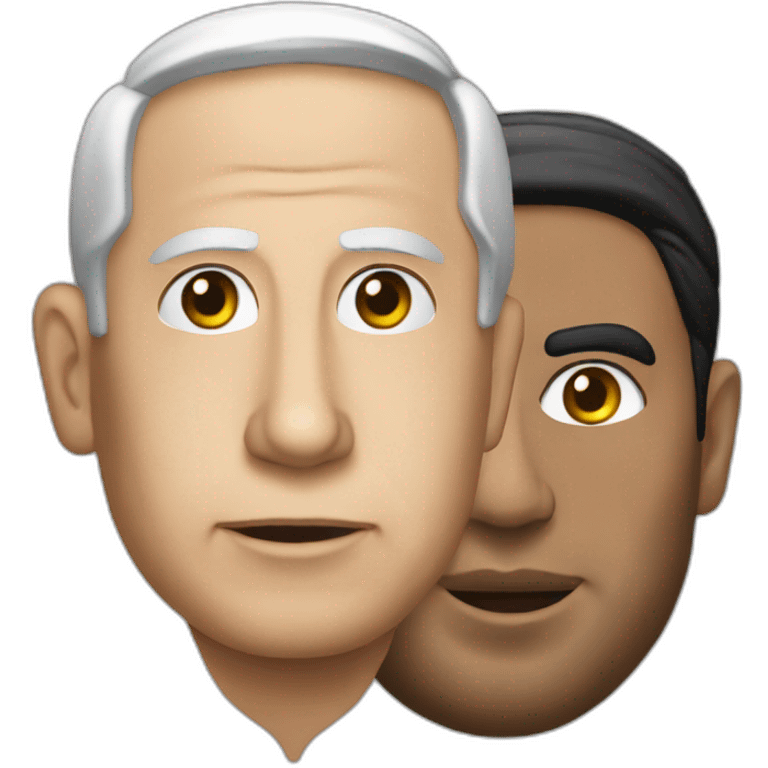 Netanyahu and sinwar emoji