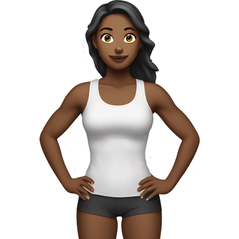 Fit girl body emoji