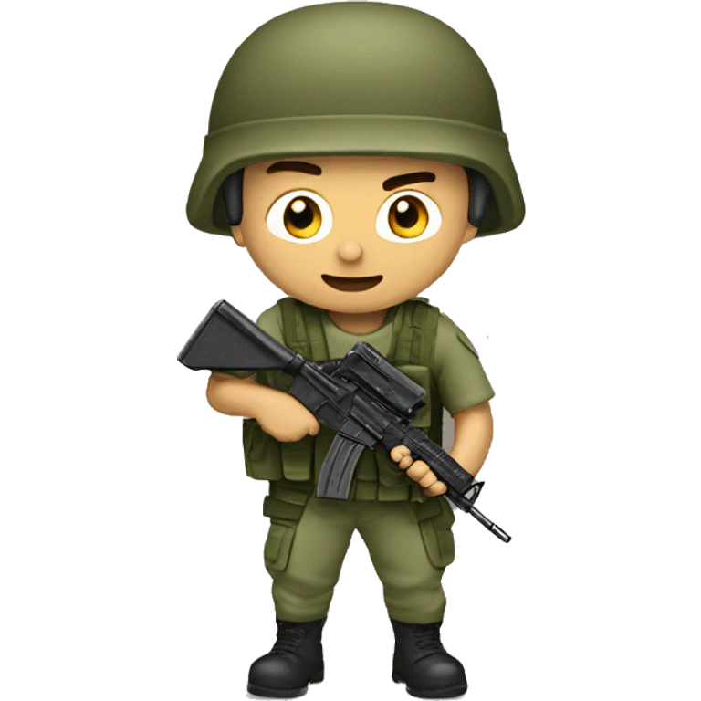 soldier fights terrorists emoji