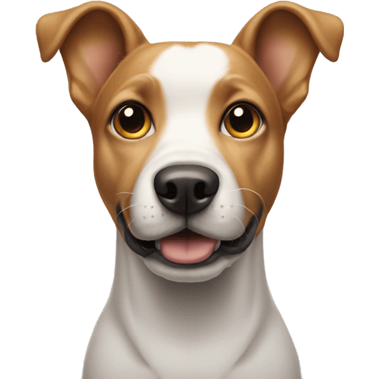 Dog with robot arms and antenas for ears emoji