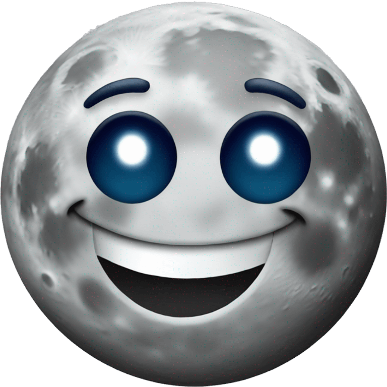 Moon with thumbs up emoji