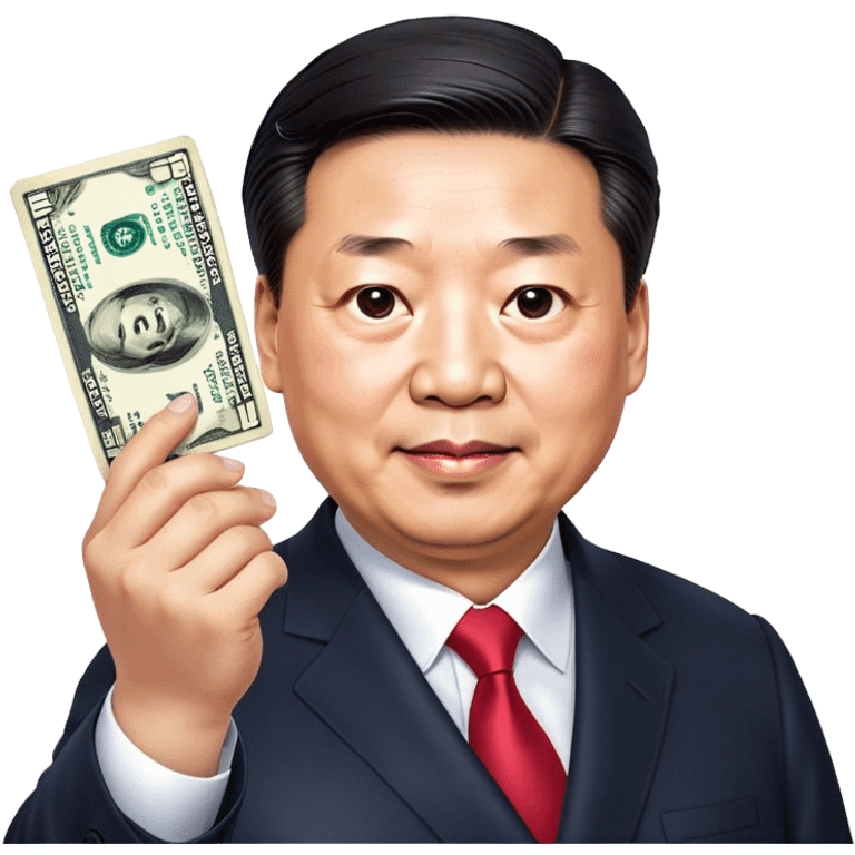 xi jinping holds out for the dollar emoji