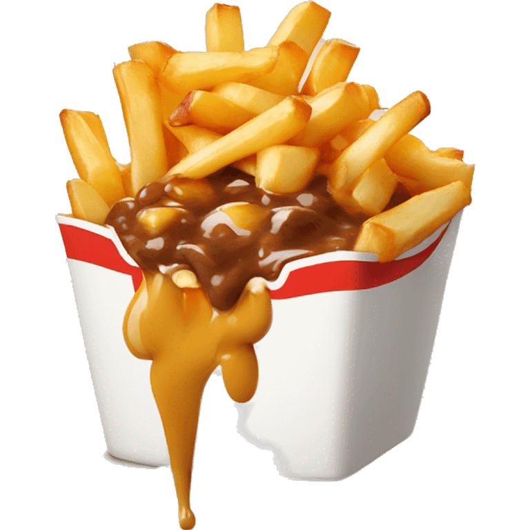 Poutine qui mange du poutine  emoji