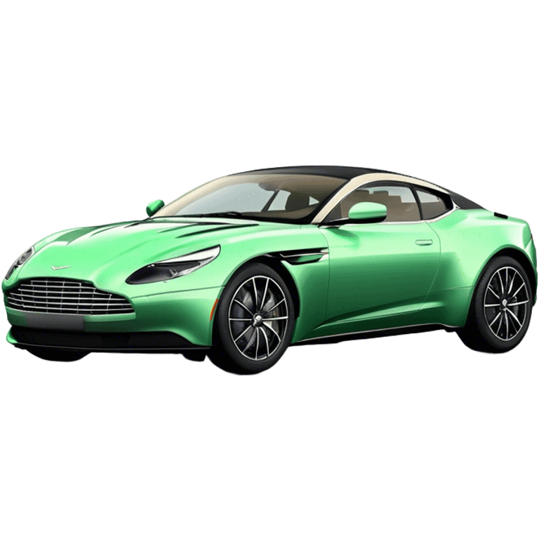 Aston Martin DB11 - Aston Martin (Model Year: 2022) (Iconic colour: Green) emoji