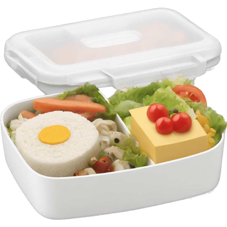 White lunch bento box emoji