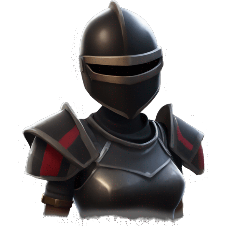 Fortnite black knight female open visor emoji