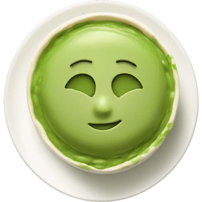 matcha pudding emoji