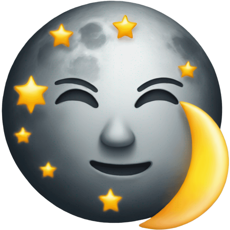 moon and sun emoji