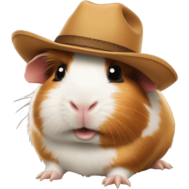 guinea pig with cowboy hat  emoji