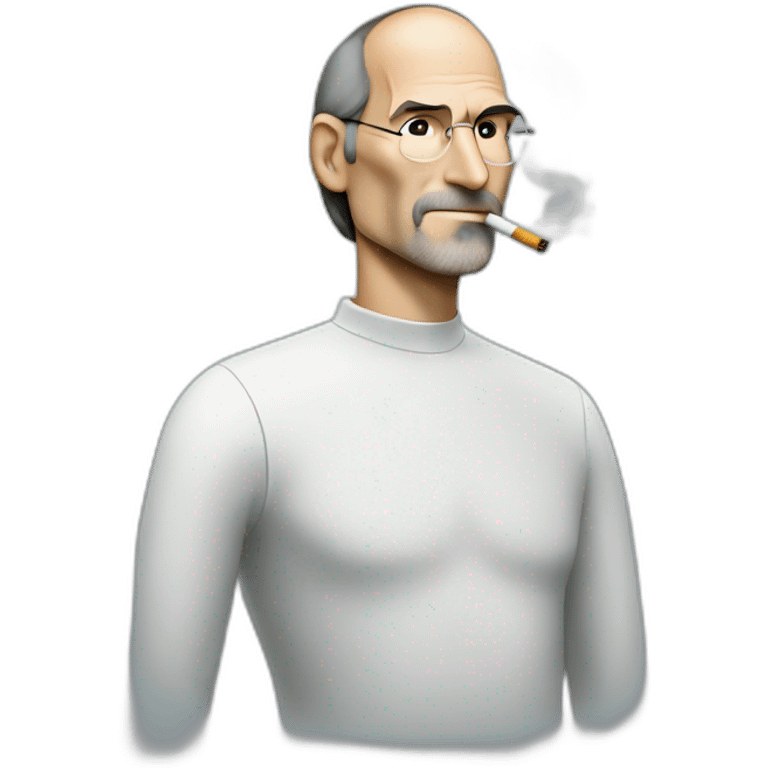 Steve jobs smoking emoji