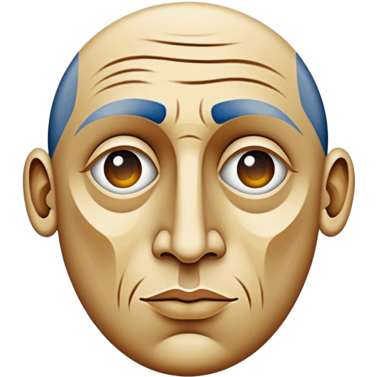 Cinematic Realistic Pablo Picasso Portrait Emoji, depicted as a visionary artist with abstract expressive features and a creative aura, rendered with rich textures and dynamic artistic lighting that captures his revolutionary spirit. emoji