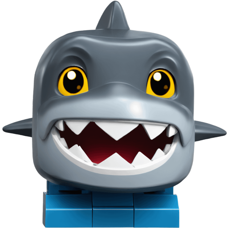 Lego shark emoji