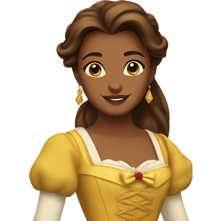 beauty and the beast belle emoji