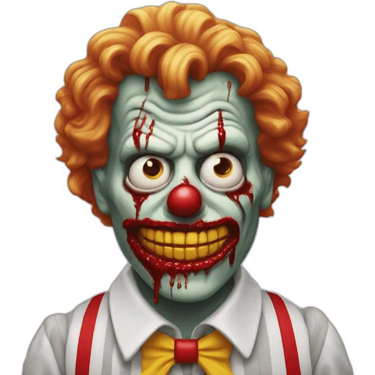 Zombie Ronald mcdonald emoji