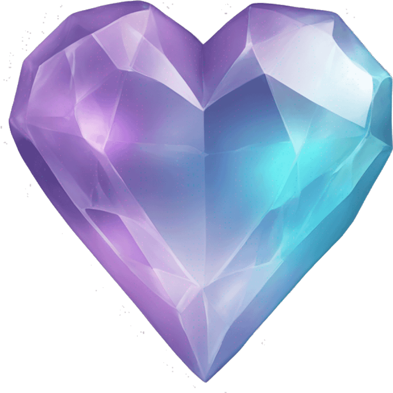 crystal heart emoji