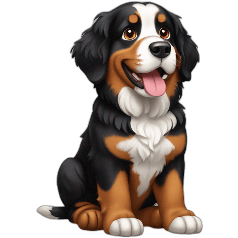 dog bernese emoji