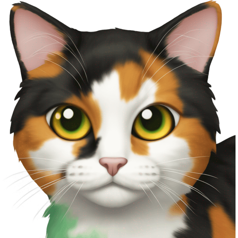 Calico cat emoji