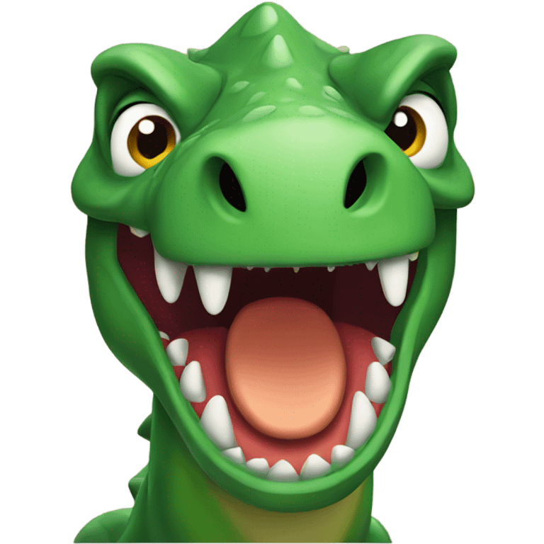 Angry dinosaur  emoji