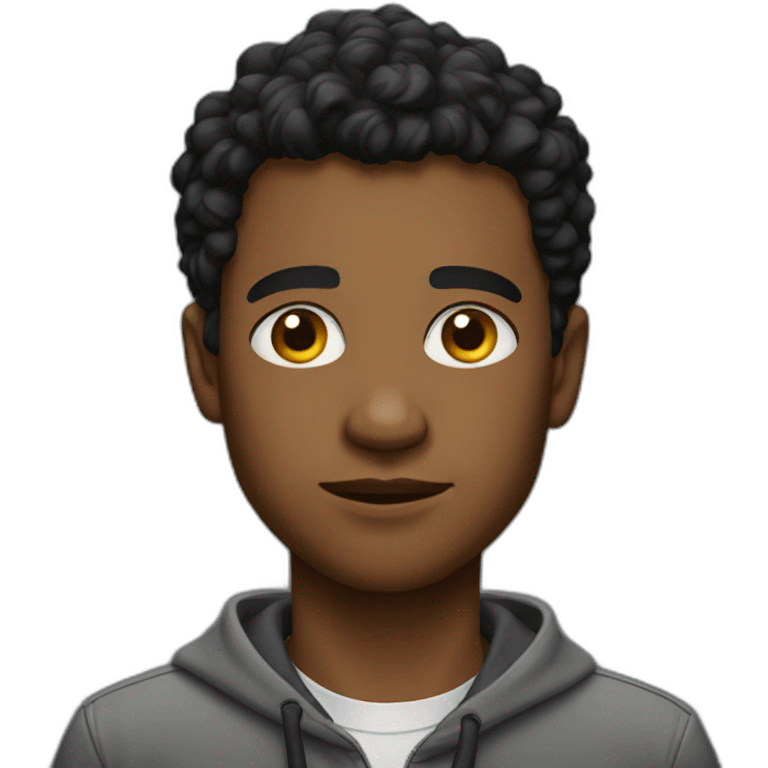 bold young men emoji