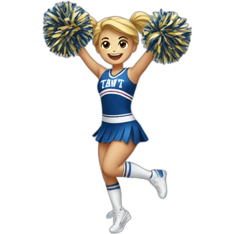 cheerleader cheering emoji