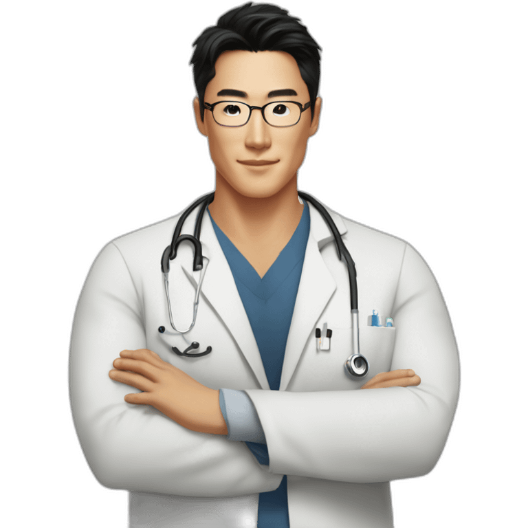 Daniel henney medical student no glasses emoji