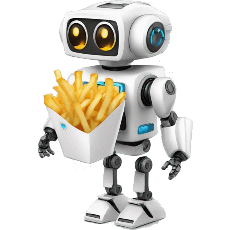 Robot mbot en forme de cornet de frite emoji