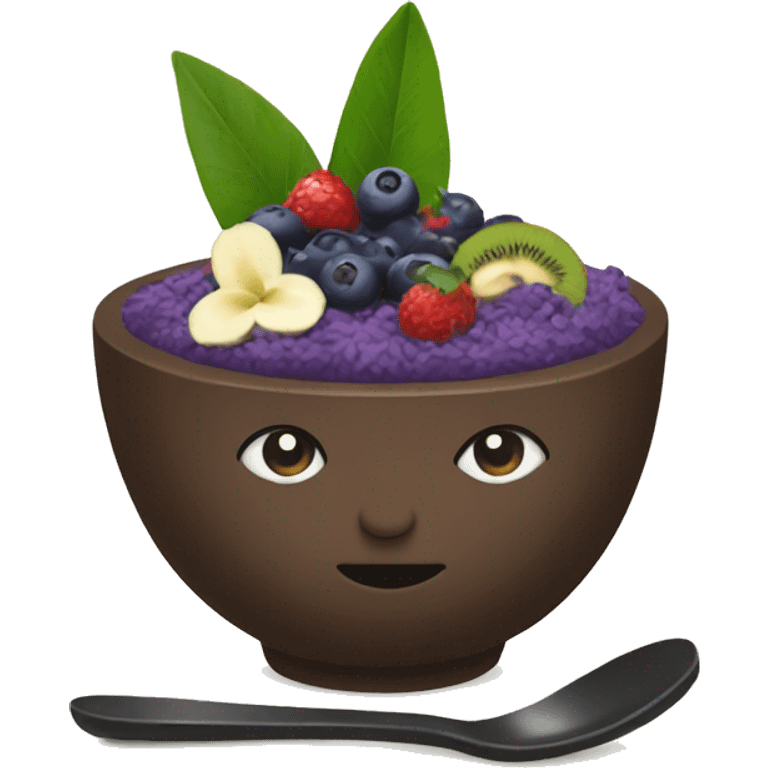 Açai bowl emoji