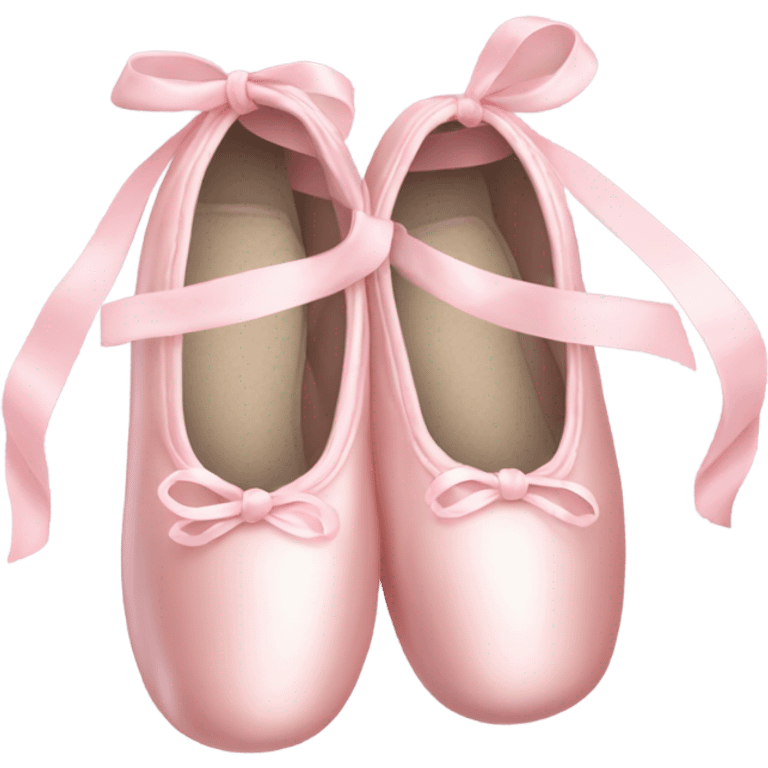 pastel pink ballet shoes emoji