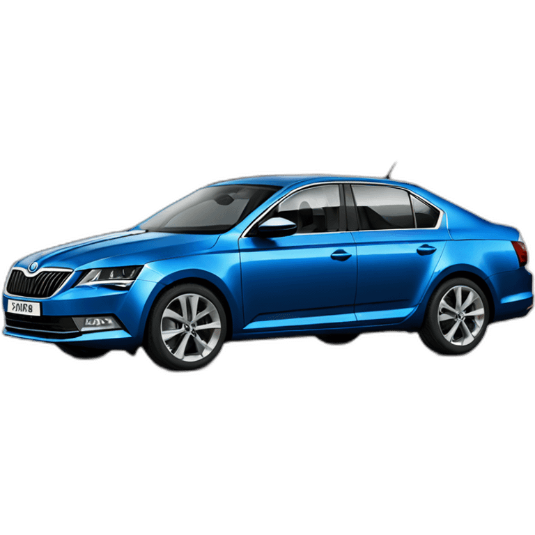 Skoda octavia metallic blue emoji