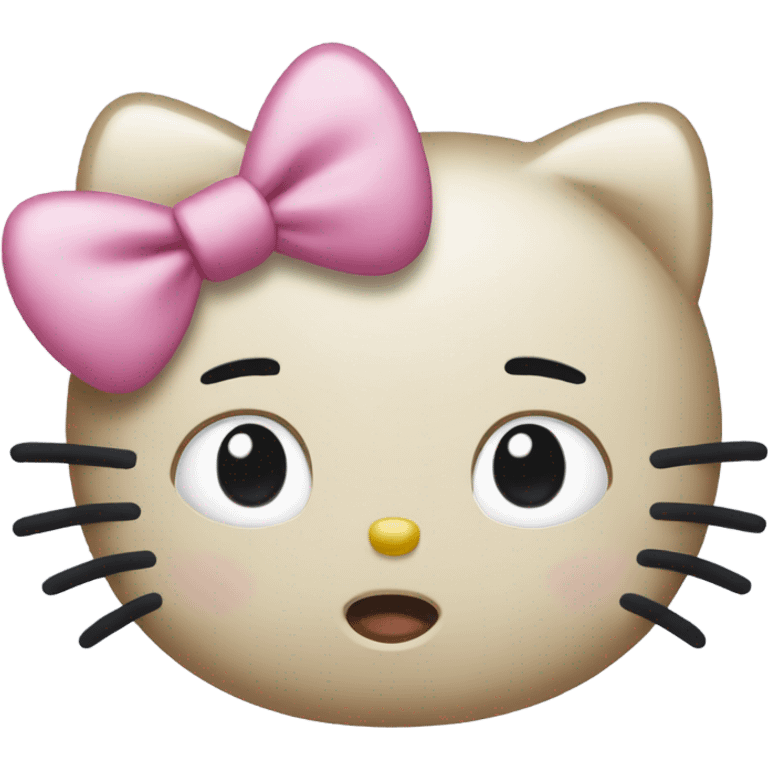 Hello kitty sad emoji