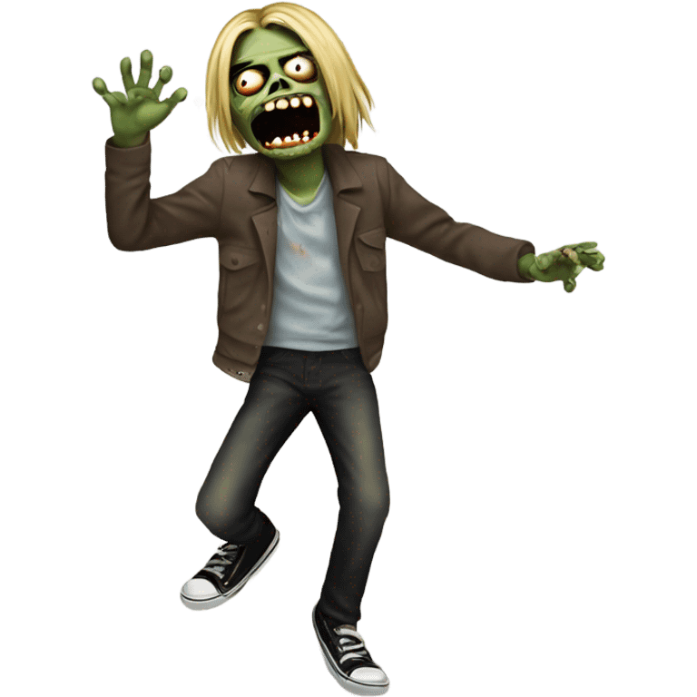 kurt cobain zombie dancing emoji