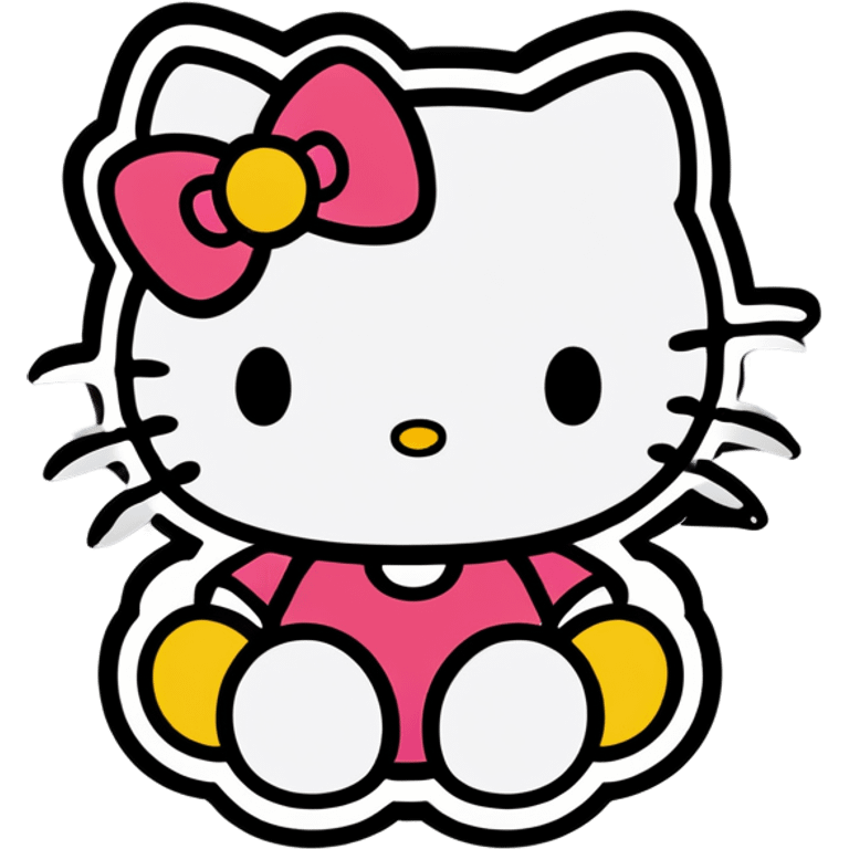 Hello kitty emoji