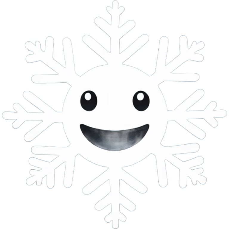 smiling snowflake  emoji