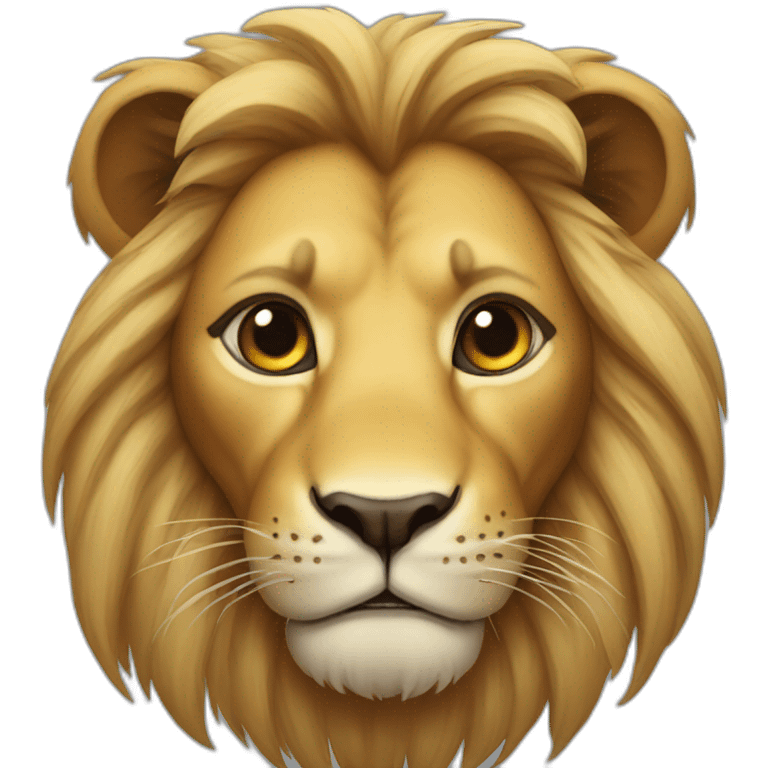 Lion qui side eye emoji