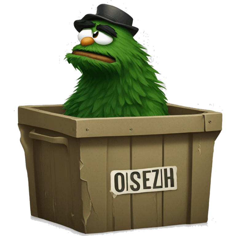 Oscar the Grouch Disney Villain:
Sir Grizzle
A green, surly noble who resides in a decaying manor filled with junk, Sir Grizzle is a master of manipulation and keeps people at bay with his vile personality. Obsessed with collecting garbage, emoji