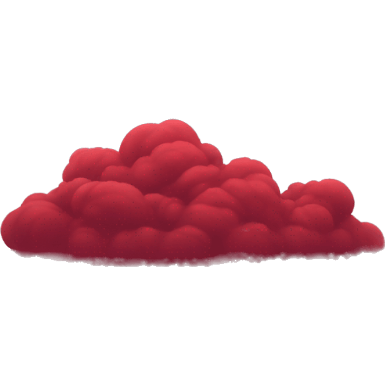 Dark-red mist clouds covering canyon emoji