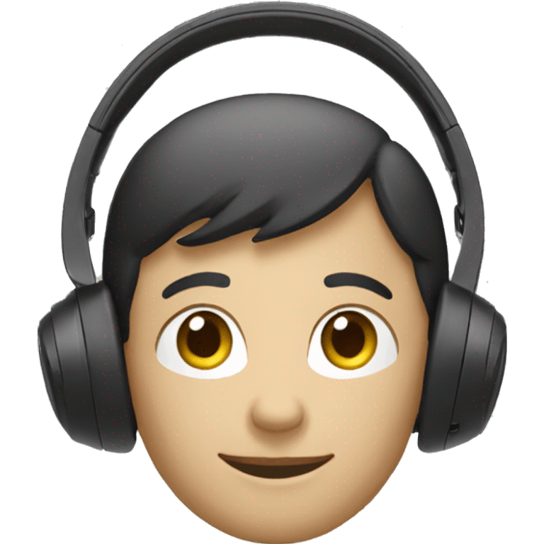 wireless high tech headset emoji